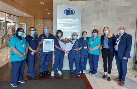 ISS team at Ormiston Private Hospita in New Zealand