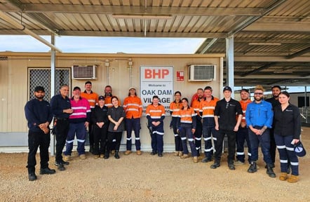 ISS Placemakers at BHP Oak Dam, South Australia