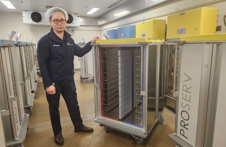 Tim Li, Eastern Health, Regethermic food trolleys