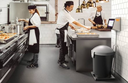 ISS kitchen using Winnow waste management