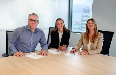 ISS contract signing with Vitality Works