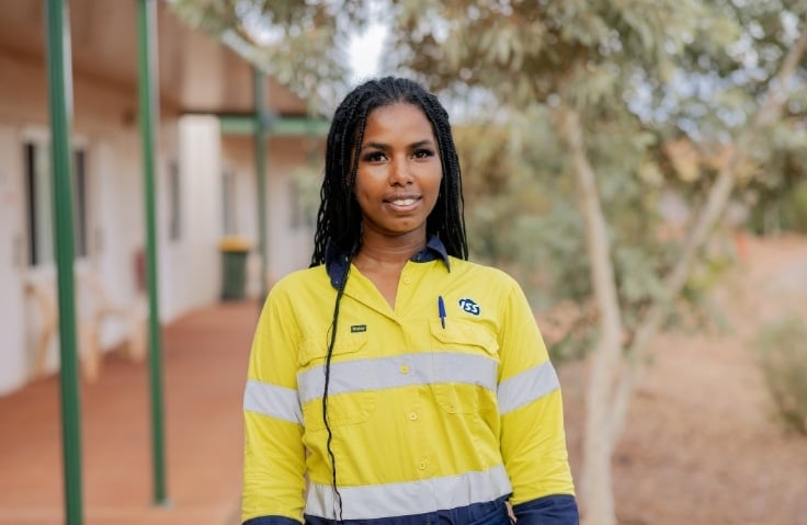 Female ISS Placemaker at mining village